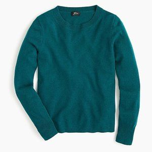 J.Crew 100% Cashmere Sweater in Dark Green